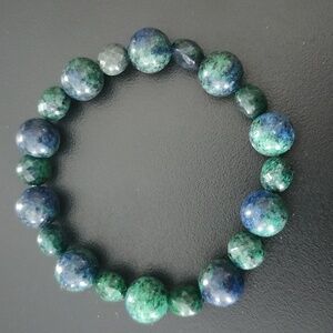 Handmade Chrysocolla Beaded Bracelet